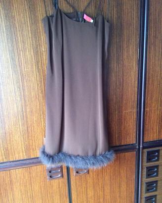 Abito in crep di seta di Emanuel Ungaro tg46/21