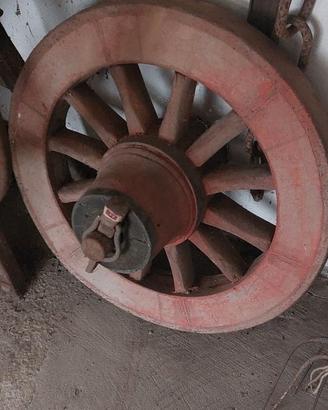 Antica ruota da carro