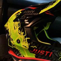 Casco moto cross enduro just 1 dirty addicted