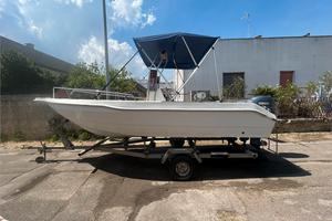 Usato Lazzari 5,5 mt + yamaha 40 + rimorchio
