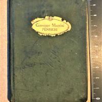Antico libro "giuseppe mazzini - pensieri"