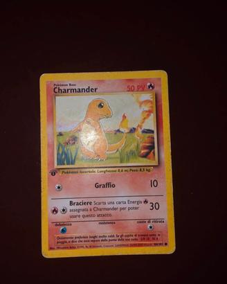 Charmander 46/102 1ª Edizione Pokémon Set Base