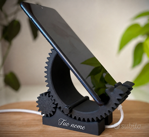 Supporto Smartphone Ingranaggi 3D Personalizzabile