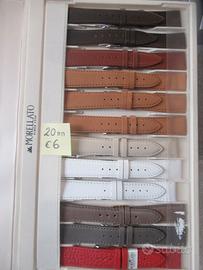 Cinturino 20mm in vera pelle, marca Bros