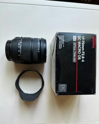 Obbiettivo Sigma 17-70mm F2.8-4 per Sony A mount