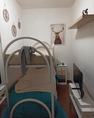 letto a castello bianco 