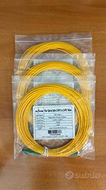 Elfcam Cavo Fibra Ottica LC/APC 10M Giallo x3
