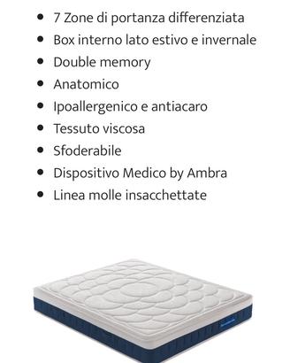Materasso e rete
