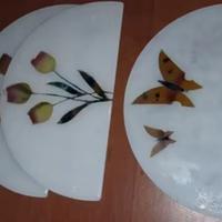 Applique decorata in vetro artigianale L30xP19