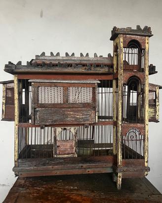 Gabbietta uccellini vintage