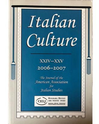 Libro Italian Culture 2006-2007