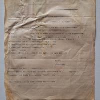 Documento Fascista Commercianti Terni Epoca