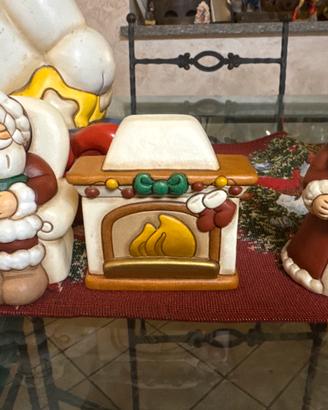 Thun set  babbo  natale e mamma