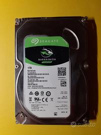 HARD DISK 1TB SEAGATE 3"1/2 USATO FUNZIONANTE