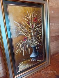 quadro olio su tela Serafino Zanella 
