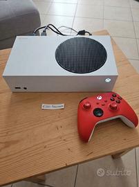 Xbox Series S Bianca con Joypad Rosso 