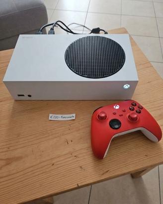 Xbox Series S Bianca con Joypad Rosso 