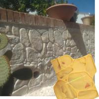 STAMPO per intonaco stampato FINTA PIETRA muro