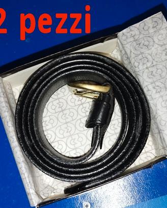 2 PZ Cintura cuoio 125cm Pubblicitaria M.Orlandi