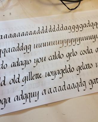 Calligrafia - servizi calligrafici