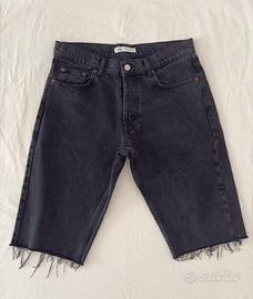 Jeans Zara uomo corti taglia 42 M neri