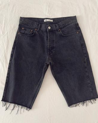Jeans Zara uomo corti taglia 42 M neri