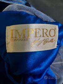 abito cerimonia blu