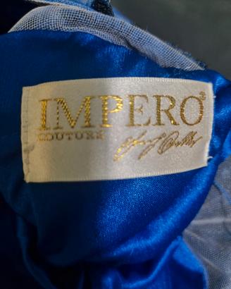 abito cerimonia blu