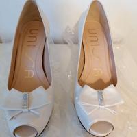 Scarpe da sposa bianco perlato Unisa n. 38