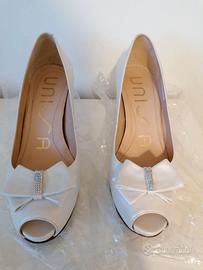 Scarpe da sposa bianco perlato Unisa n. 38