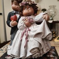 Statuina "Sposini" collezione CUQUI