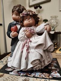 Statuina "Sposini" collezione CUQUI