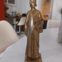 Antico bronzo Dante Alighieri 