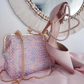 Borsetta da cerimonia rosa Handmade 🩷