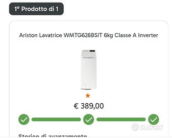 Lavatrice carica dall' alto 