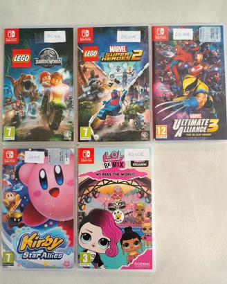 Videogiochi Nintendo switch vari