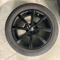 Cerchi in lega neri 16” Ford Fiesta + Pneumatici