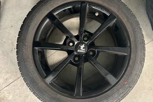 Cerchi in lega neri 16” Ford Fiesta + Pneumatici