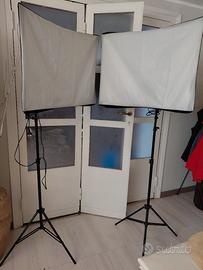 Set luci/telo per Studio Fotografico e bideo
