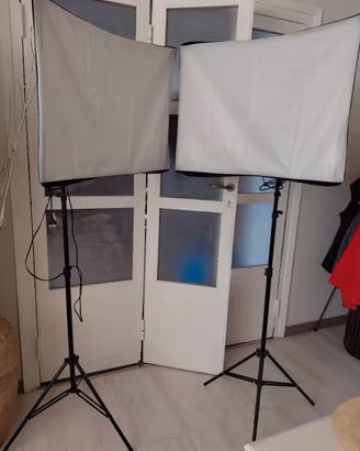 Set luci/telo per Studio Fotografico e bideo