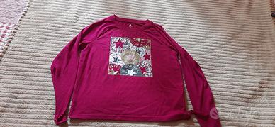 Maglietta manica lunga Converse,da ragazza 13/15an
