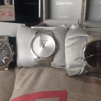 Orologi Armani e Calvin Klein