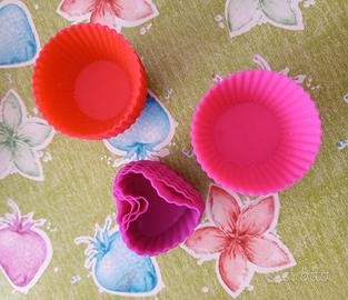 22 Pirottini di silicone per muffin e cupcake