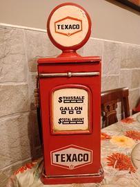 Mobiletto vintage pompa di benzina Texaco