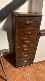 Cassettiera schedario