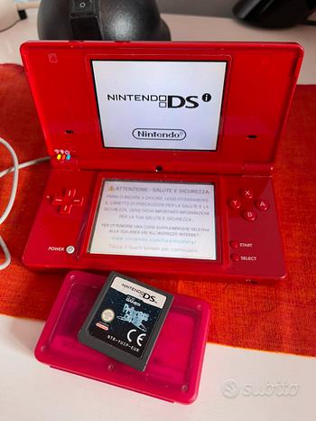 Nintendo Ds ì rosso con scatola e 6 giochi