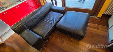 Divano IKEA KRAMFORS + poggiapiedi in pelle