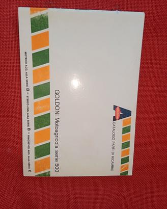 Catalogo ricambi Goldoni Motoagricola serie 500
