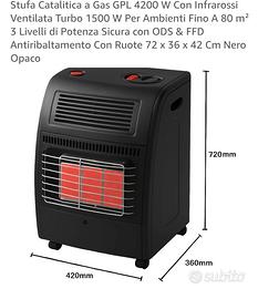 STUFA CATALITICA a GAS GPL