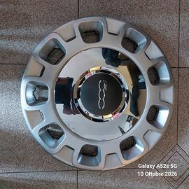 Borchie originali Fiat 500 da 15 pollici